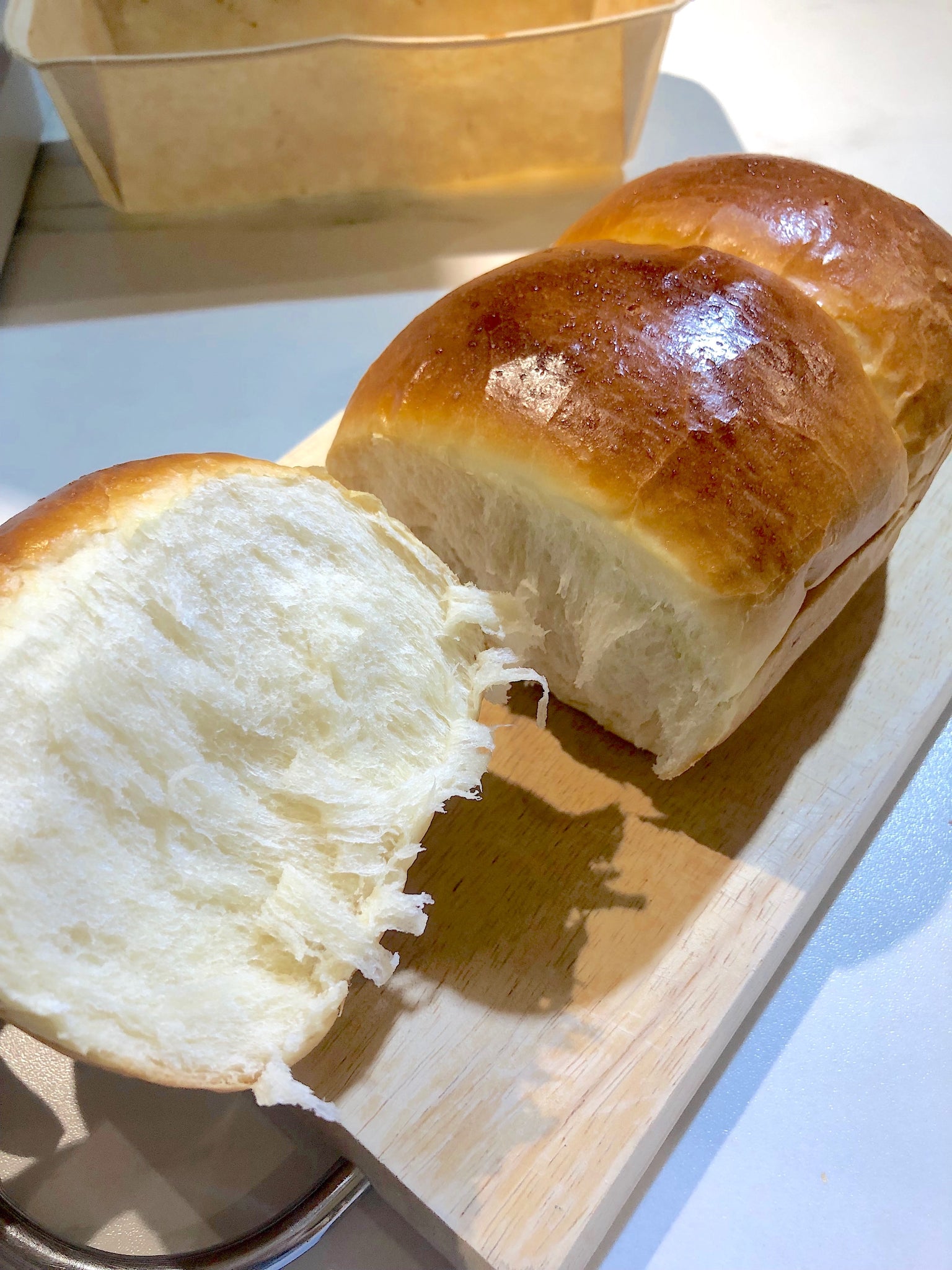 Milk Bread loaf interior
