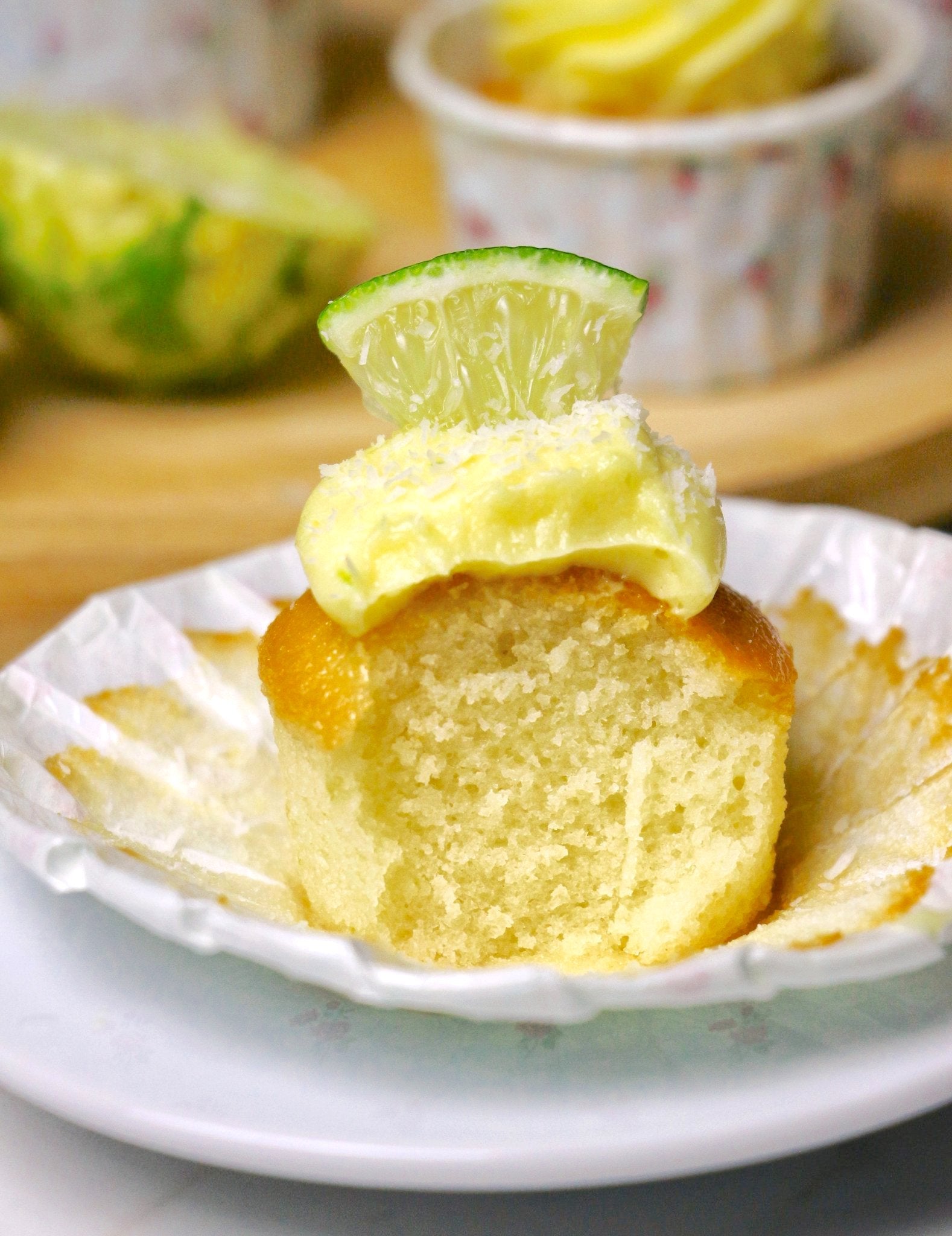 lime coconut cupcakes