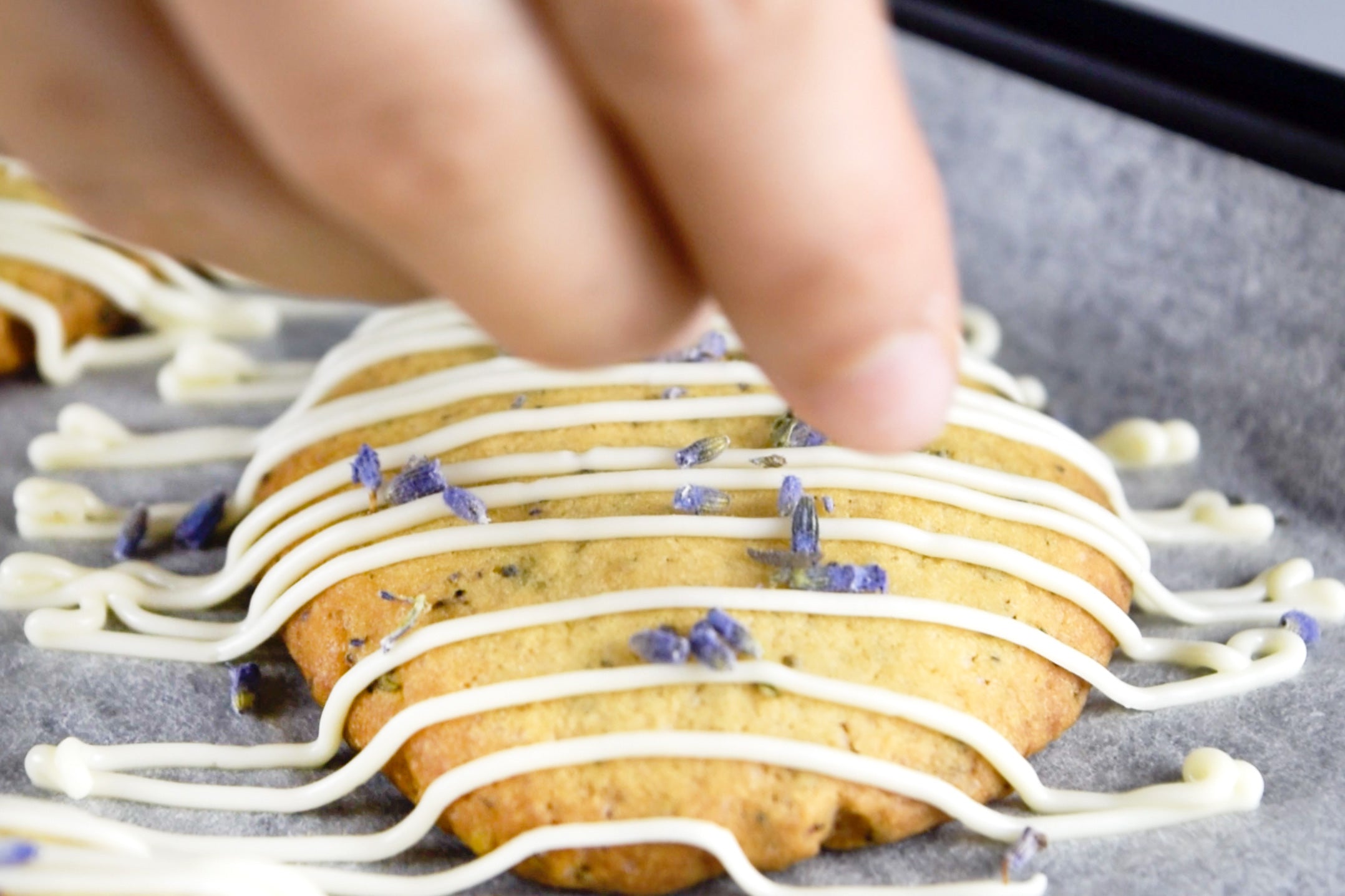 lavender white chocolate cookies the bake better subscription