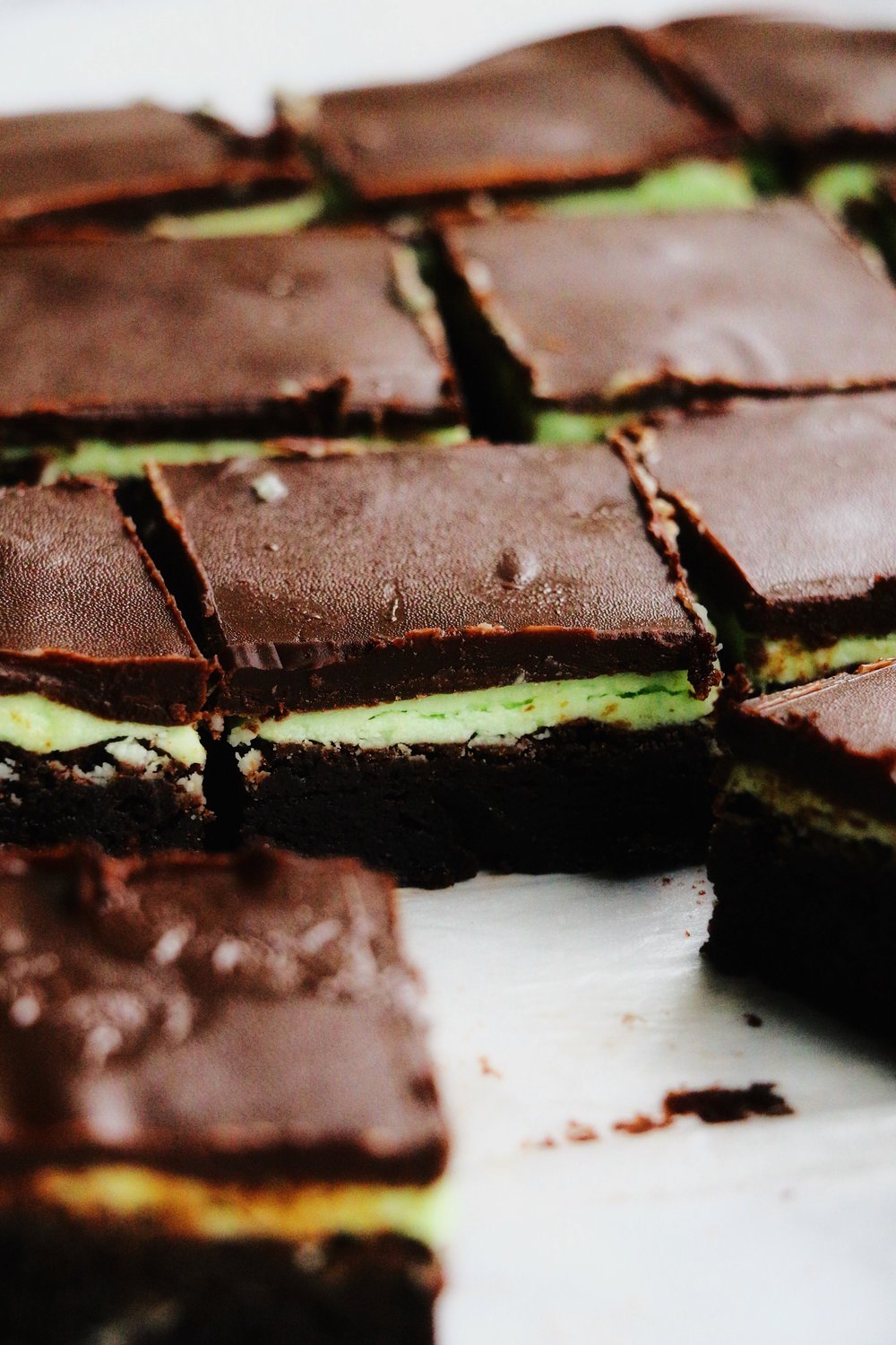 peppermint brownies