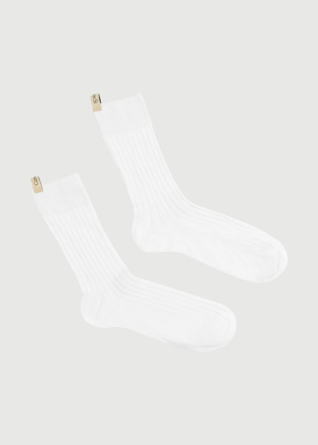 Comme Si Yves Sock in White