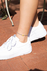 Dainty Smiley Face Anklet