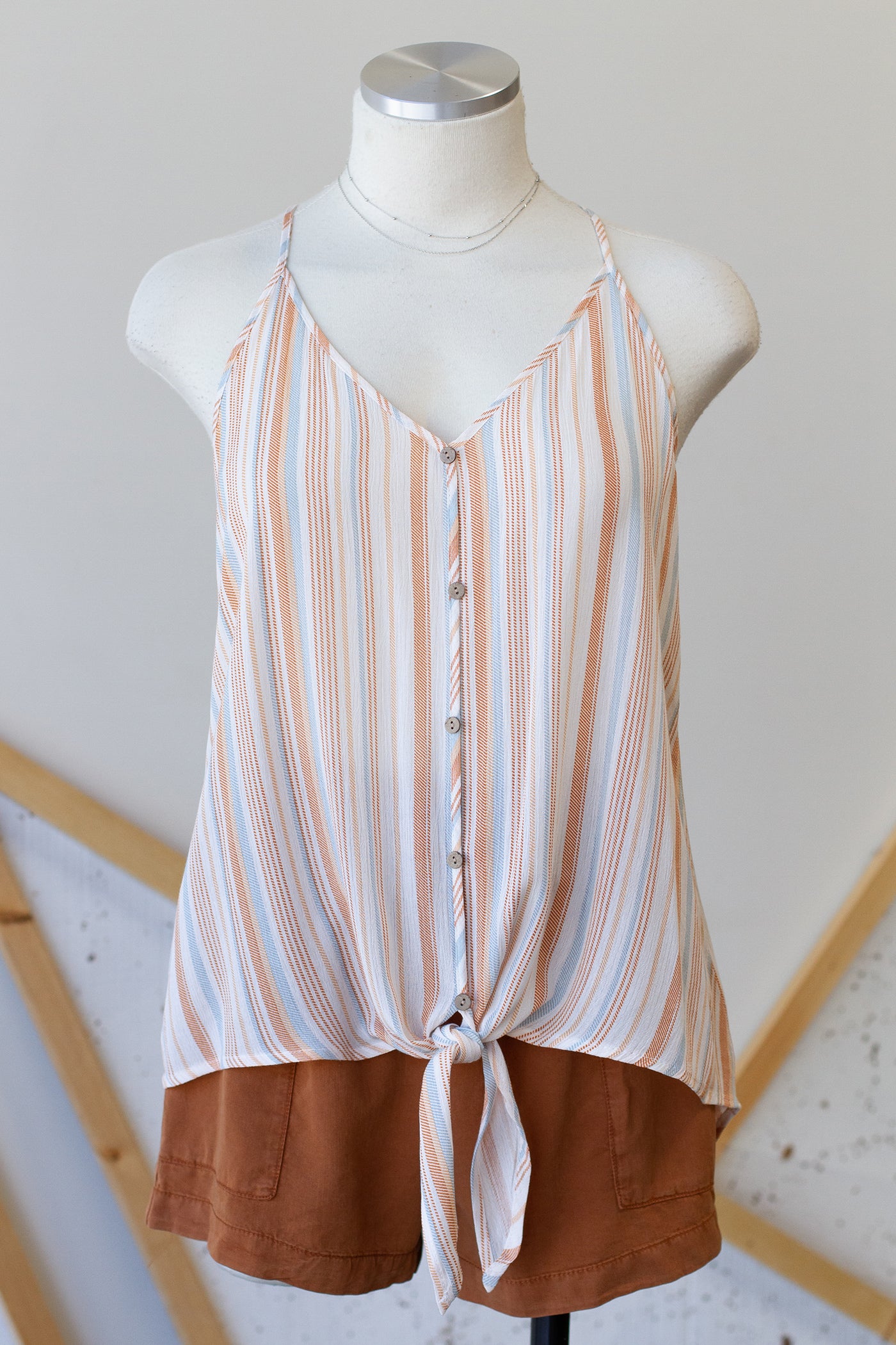 striped cami top