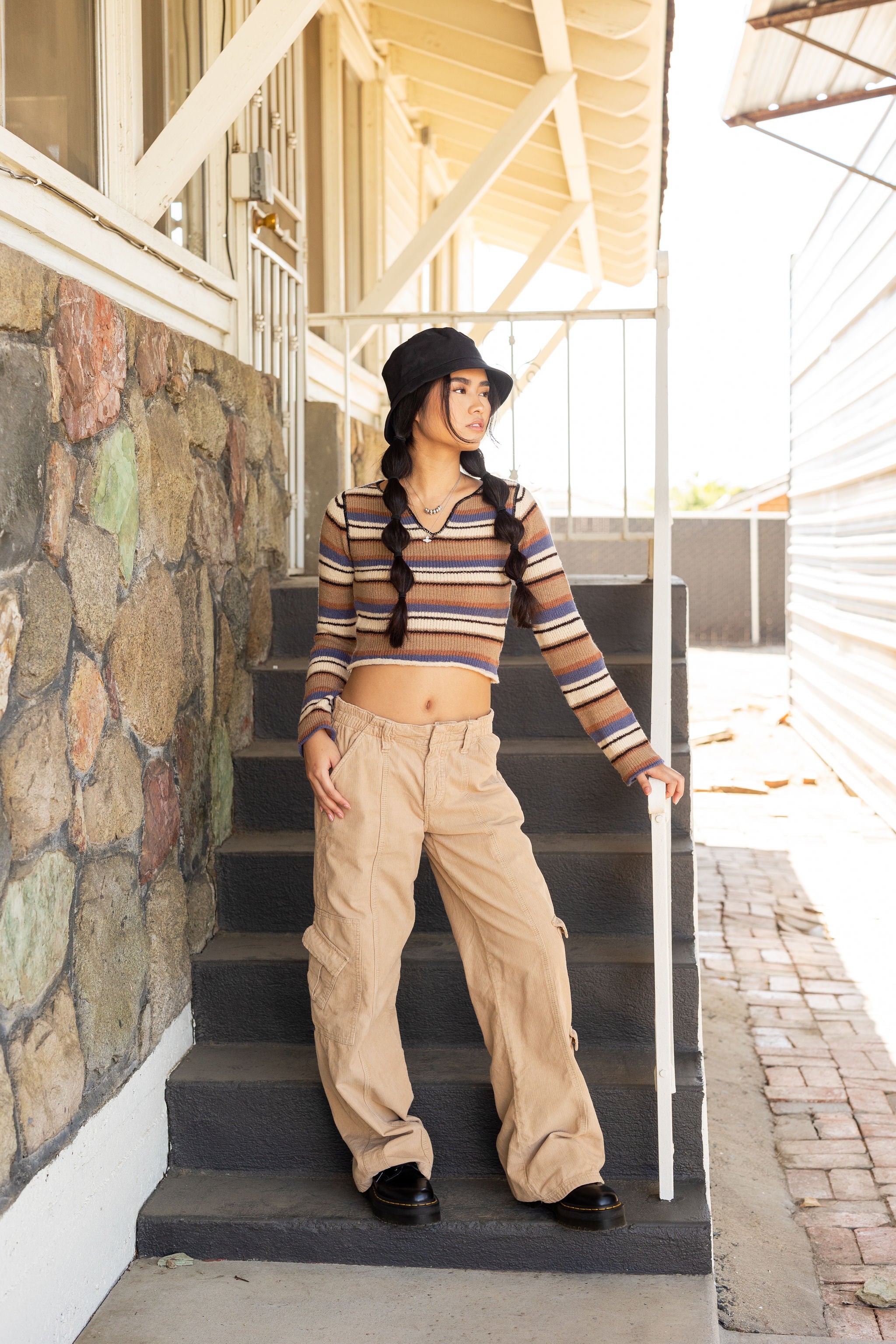 Gypsohila☆Corduroy Cargo Pants グレー | www.jarussi.com.br