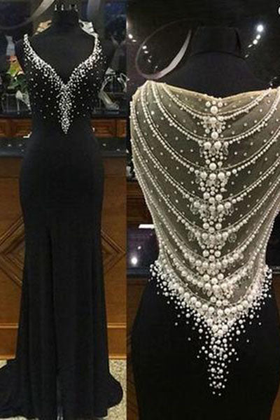 black long prom dresses uk