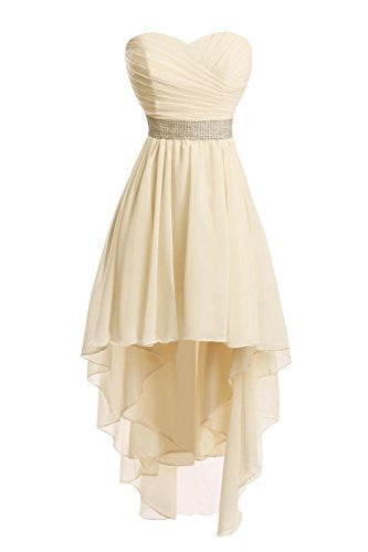 Women High Low Lace Up Prom Party Homecoming Dresses – PromDress.me.uk