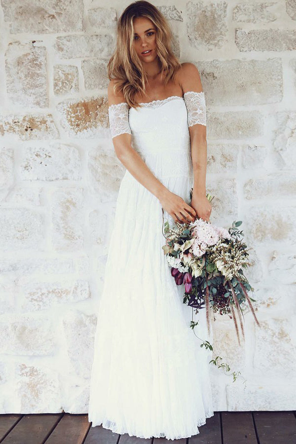 simple boho wedding dress uk