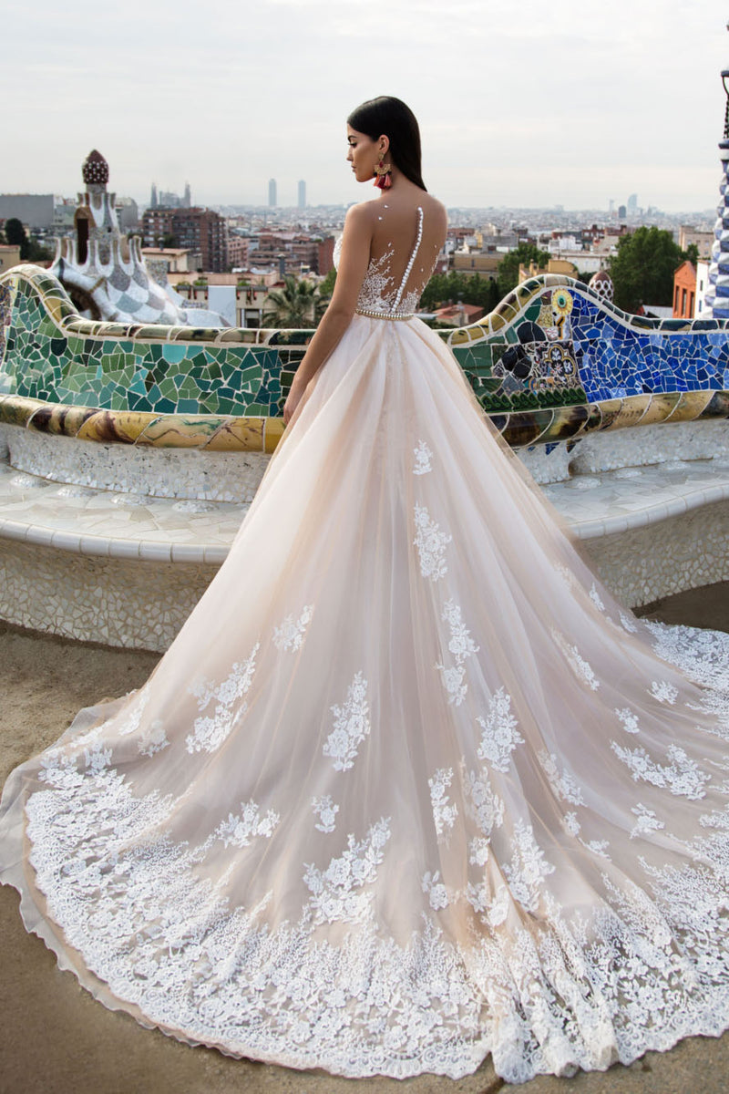 evening wedding dress