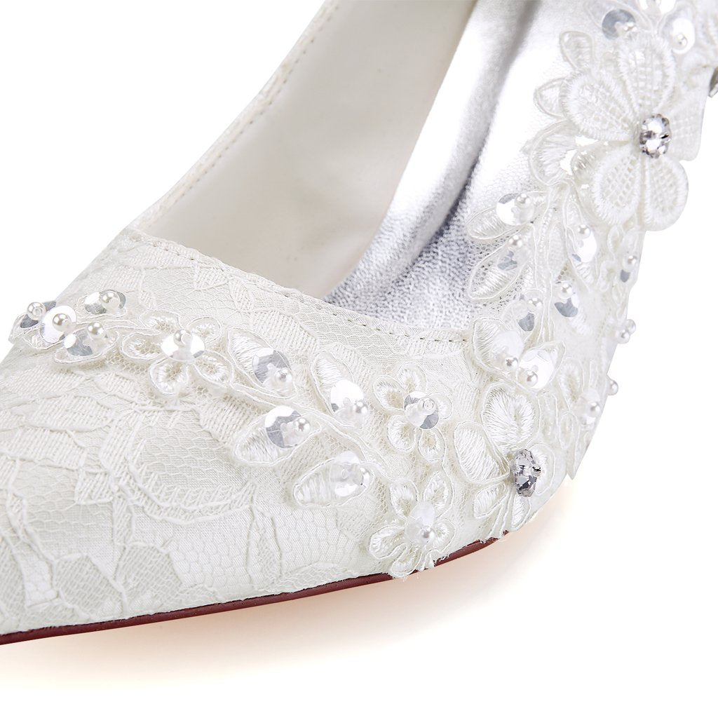 ivory high heels for wedding