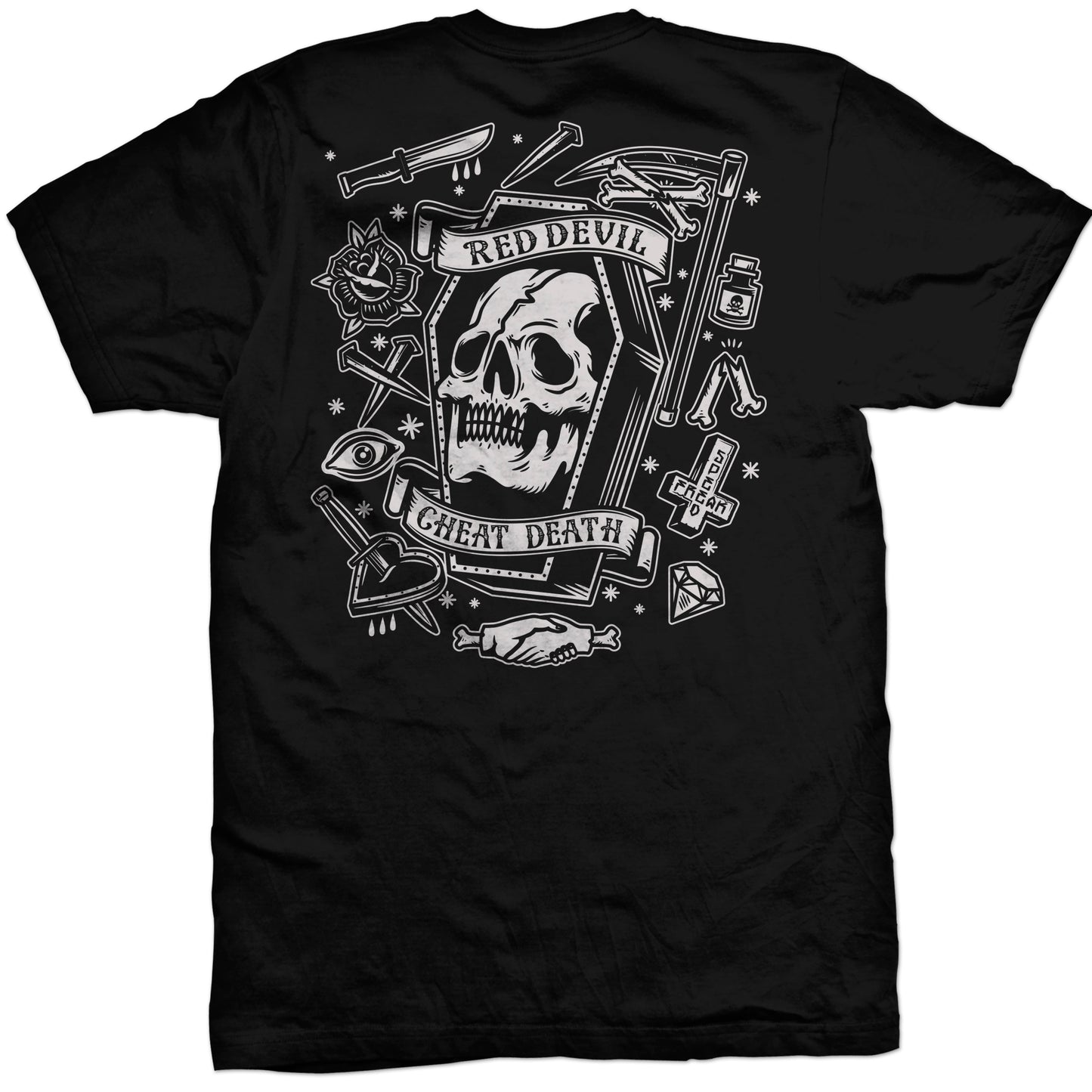 Cheat Death T-Shirt – Red Devil Clothing