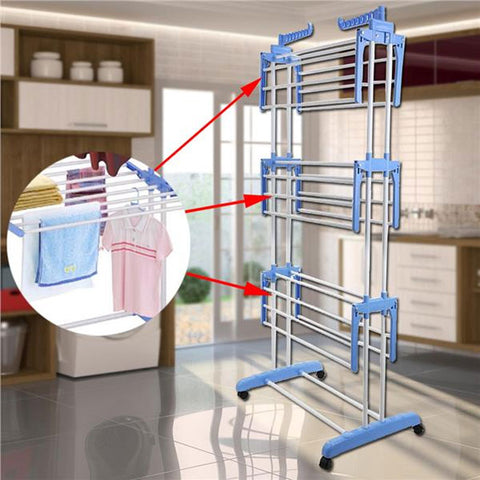 Buy 3 Door Portable Folding Wardrobe Online At Hazaarbazaar Co