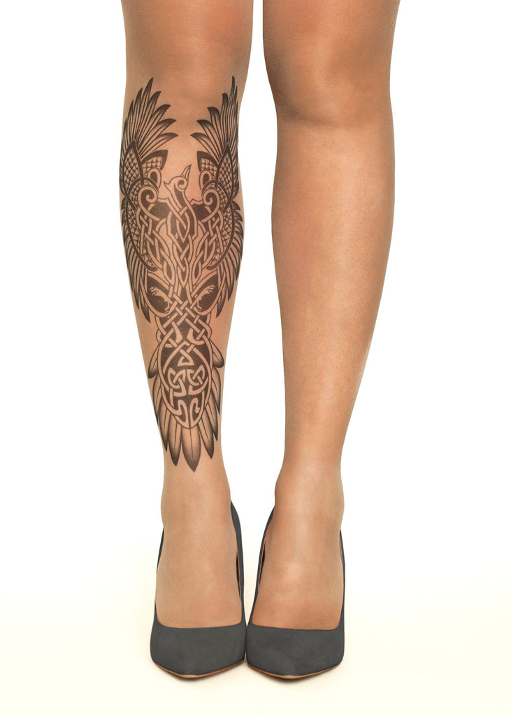 Đùi và quần tất in hình phượng hoàng Celtic Tattoo là sản phẩm độc đáo tại cửa hàng trực tuyến. Được làm từ chất liệu cao cấp, sản phẩm này sẽ mang đến cho bạn sự thoải mái và ấm áp cho đôi chân của mình. Với thiết kế phượng hoàng đầy màu sắc, bạn sẽ trông thật thú vị và ấn tượng khi diện chiếc quần tất này.