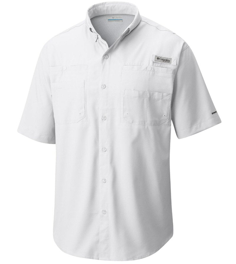 Columbia Pfg Tamiami Ii Short Sleeve Shirt White Bennett S Clothing