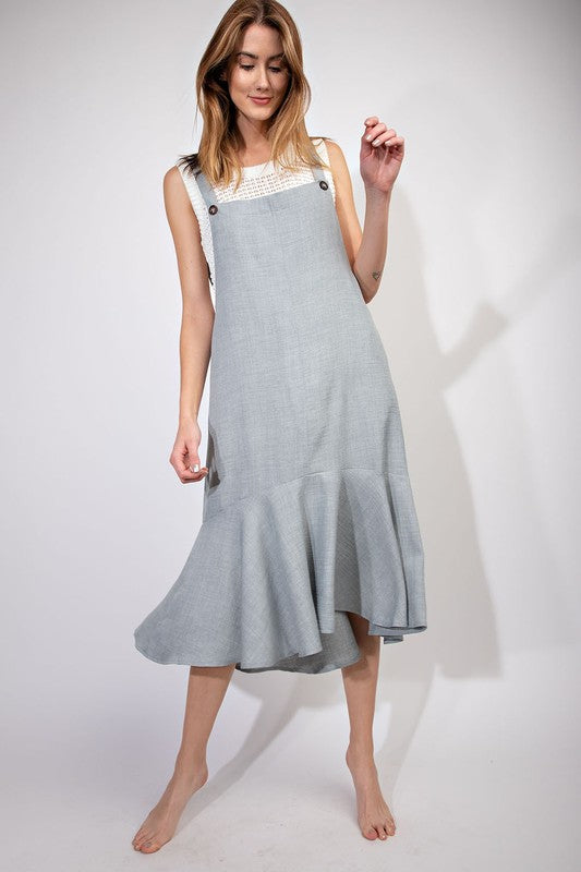 gray jumper dress