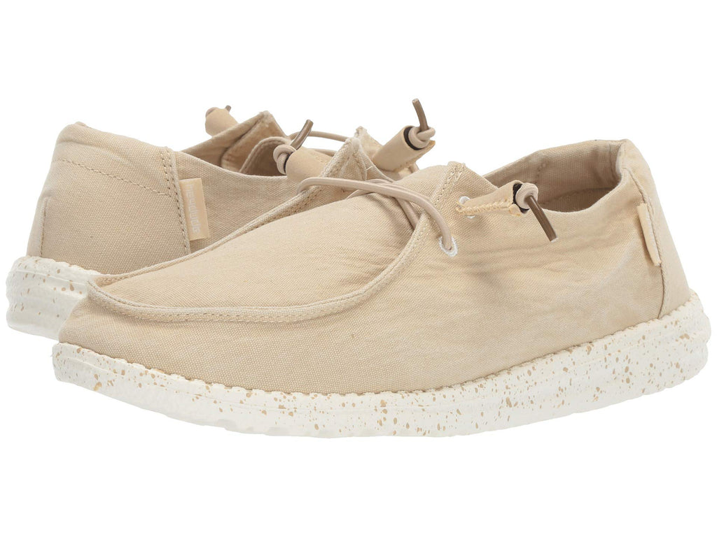 Hey Dude Wendy Slip-on Shoe-Beige - Bennett's Clothing