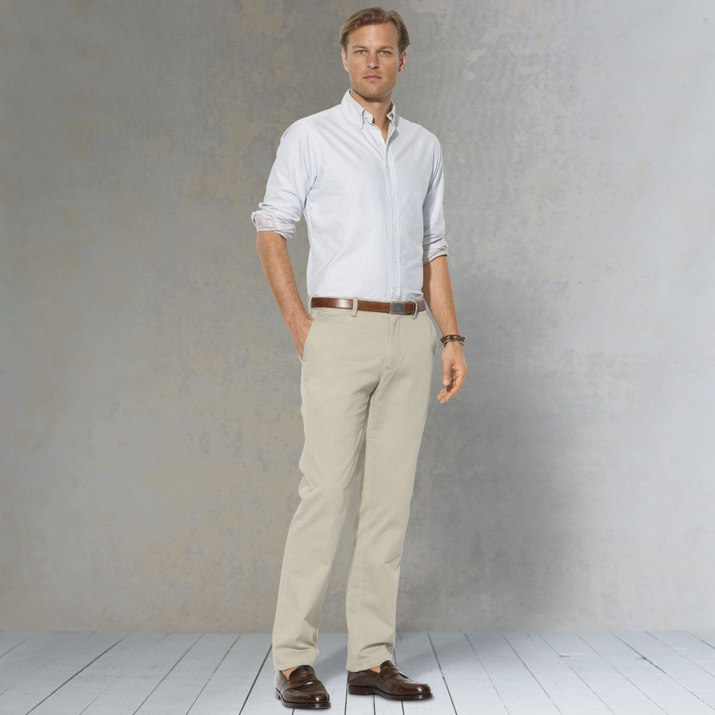 white polo chino pants