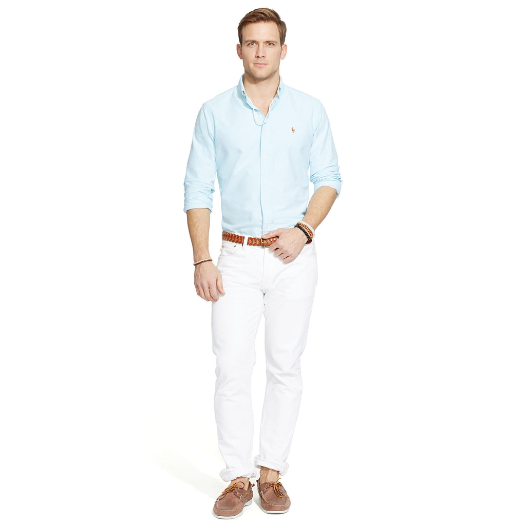 Polo Ralph Lauren Oxford Button Down-Aegean Blue – Bennett's Clothing