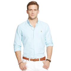 Polo Ralph Lauren Oxford Button Down-Aegean Blue – Bennett's Clothing