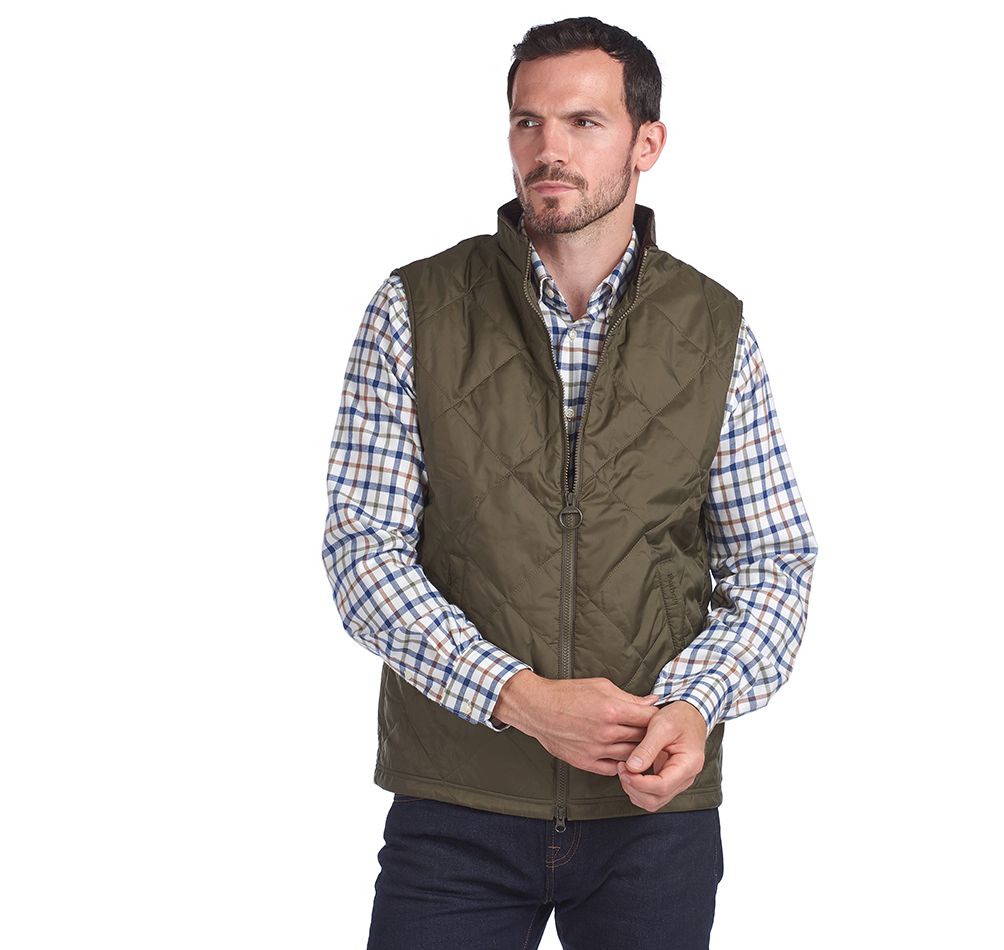 barbour finn gilet navy