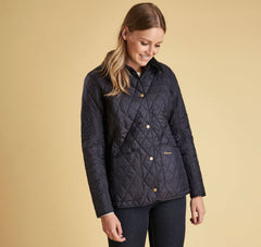 barbour annandale quilted jacket black