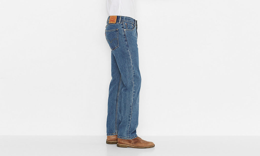 Levi's Men's 505 Straight Leg Jeans -Medium Stonewash – Bennett's Clothing