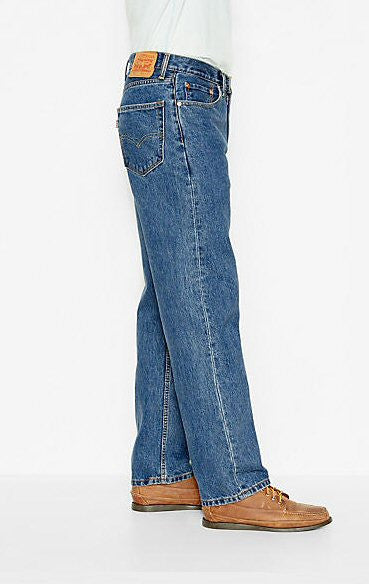 Levi's Men's 550 Relaxed Fit Jean-Medium Stonewash – Bennett's Clothing