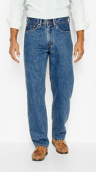 Levi's Men's 550 Relaxed Fit Jean-Medium Stonewash – Bennett's Clothing