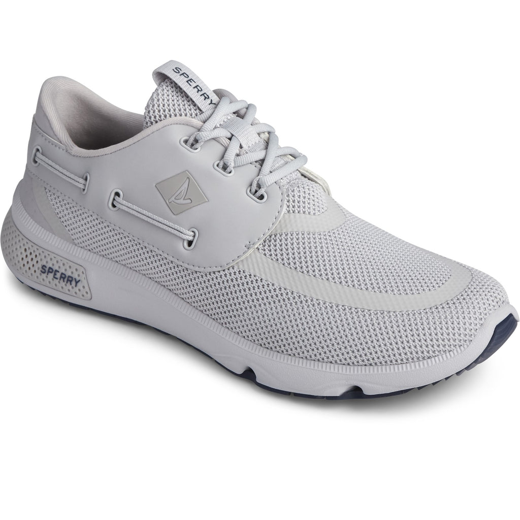 grey sperry tennis shoes