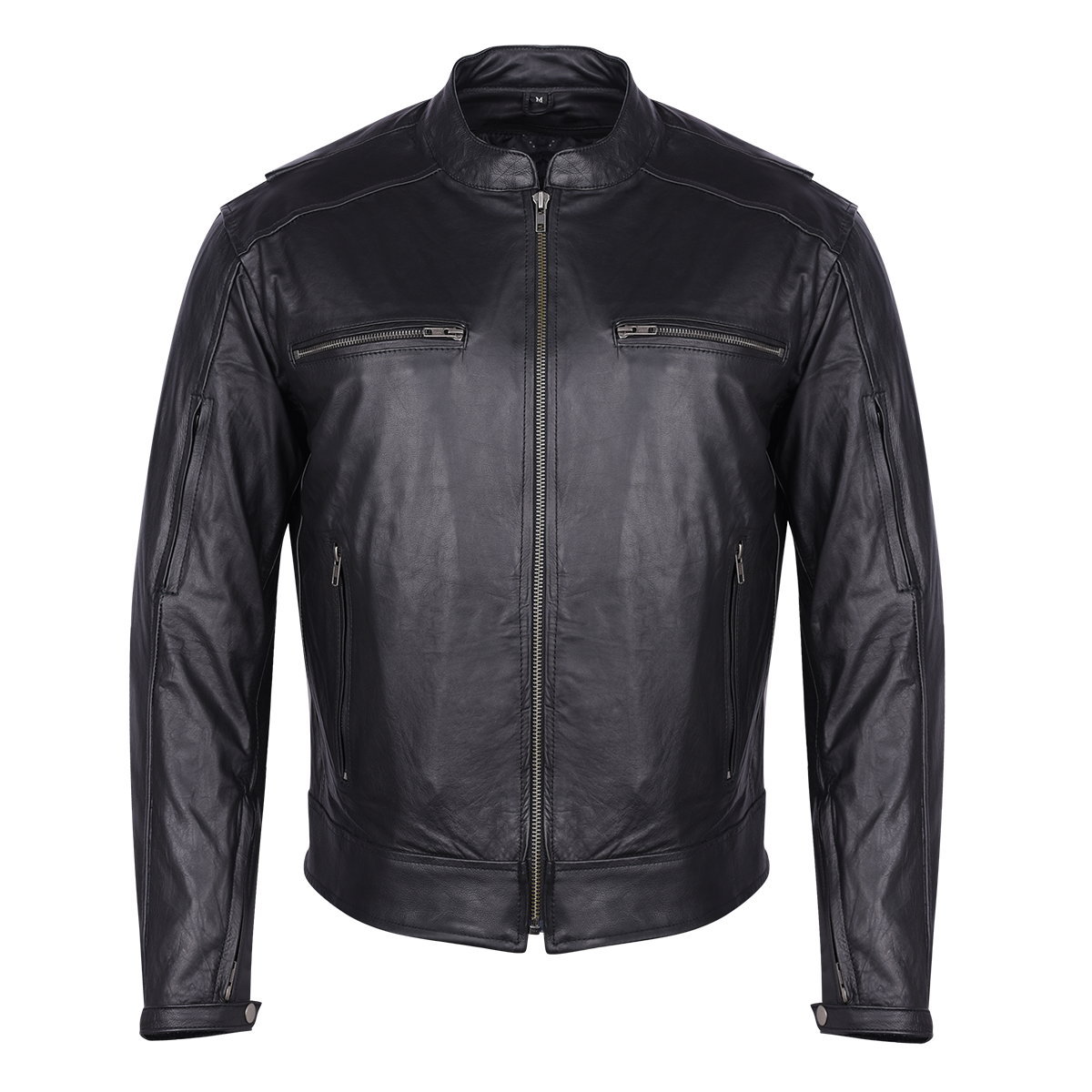 HMM543 High Mileage Premium Men's Black Leather Jacket – Vance Leather