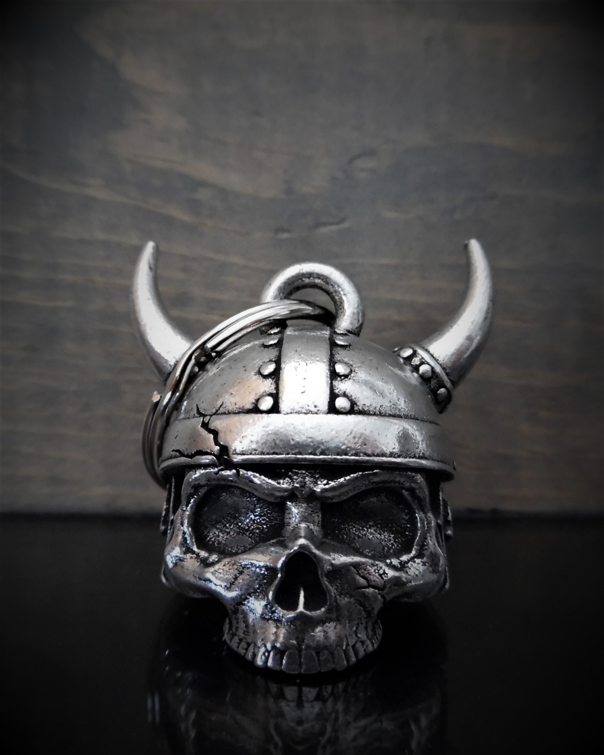 Viking Helmet Skull 3D Bell – Vance Leather