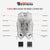 VL915S Vance Leather Men's Ten Pocket Vest of Basic Leather infographic