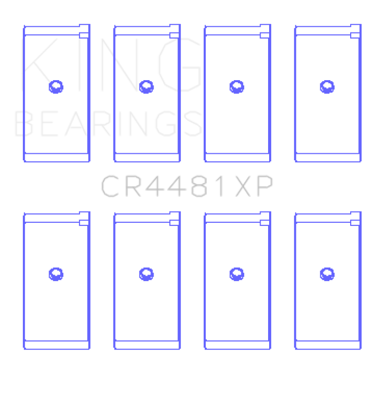 King Mitsubishi 4G63/4G64 6 Bolt 1st Gen DSM Performance Rod Bearing Set - Size STDX