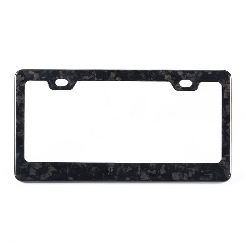 forged carbon fiber license plate frame