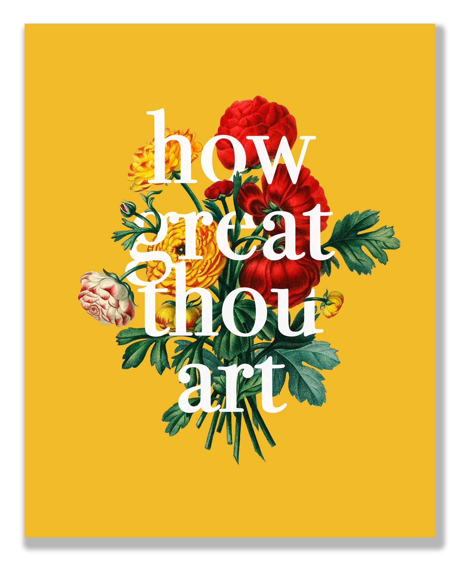 How Great Thou Art 8x10 Print Crew Co