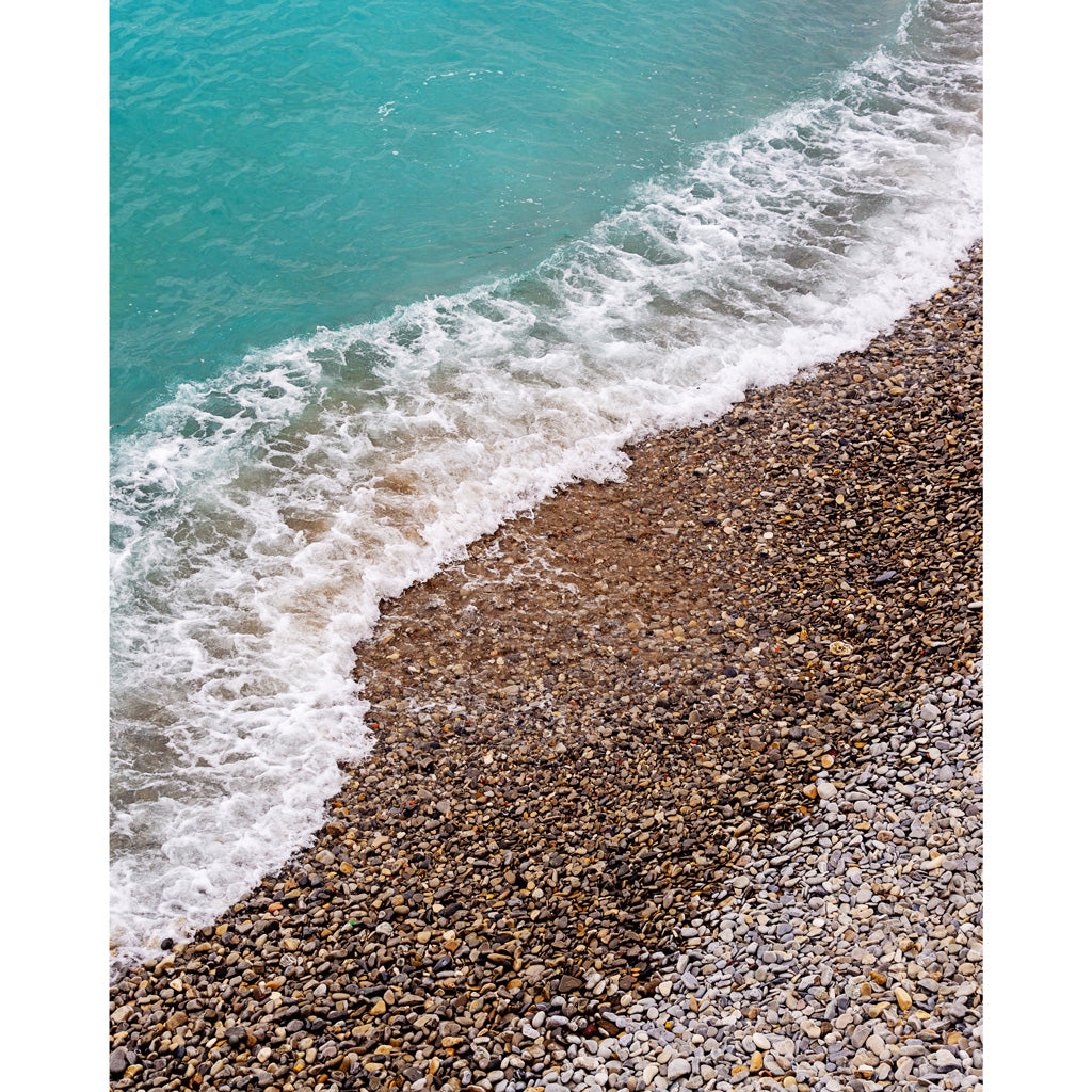 Panoramic Images Canvas Art Prints - Beach Landscape, Nice, French Riviera, Provence-Alpes-Cote d'Azur, France ( places > Europe > France > Provence