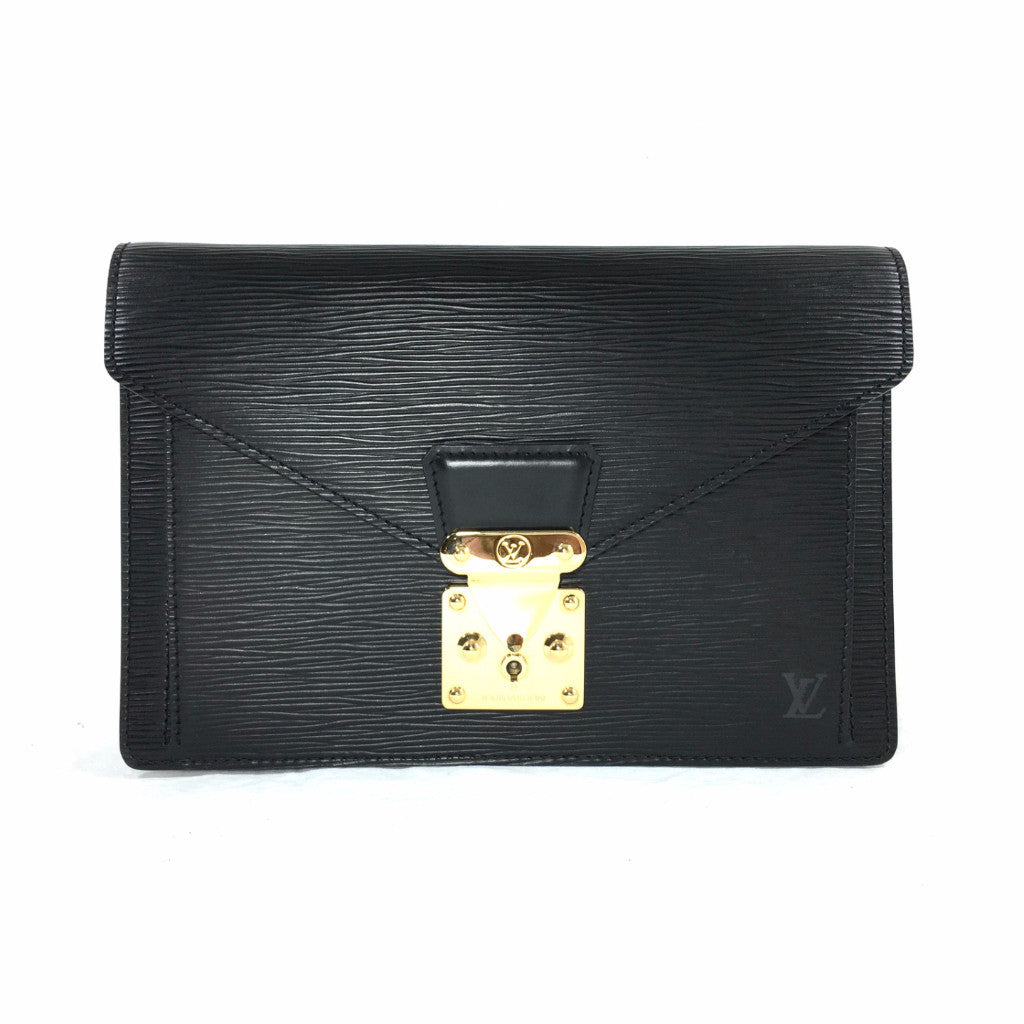 LOUIS VUITTON Epi Pochette Sellier Dragonne Clutch – Pretty Things Hoarder