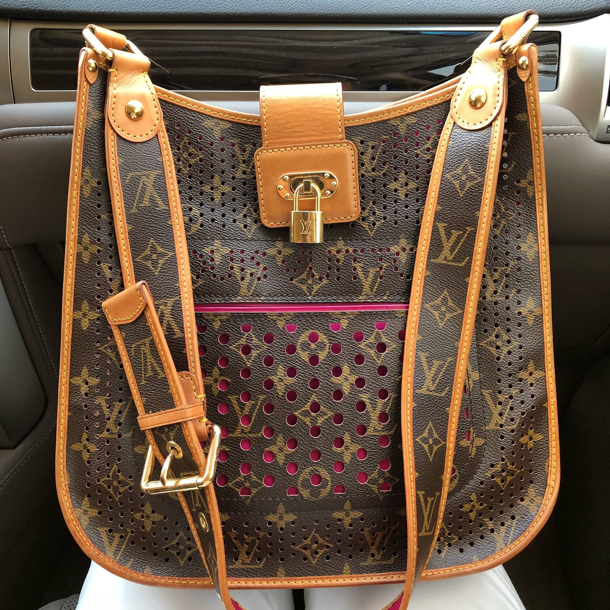 LOUIS VUITTON Limited Edition Perforated Musette Bag (Monogram & Fuchs – Pretty Things Hoarder