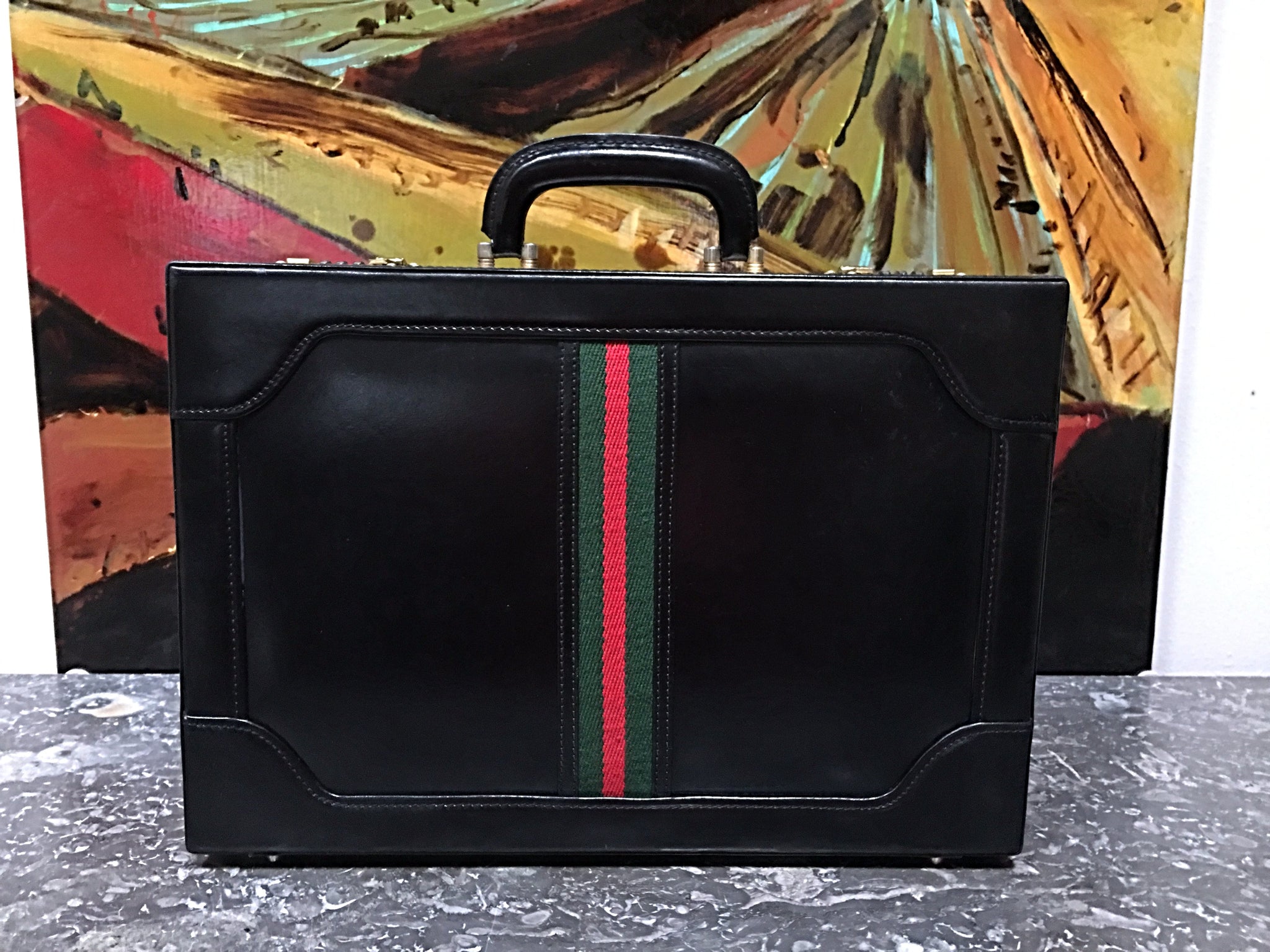 vintage gucci briefcase