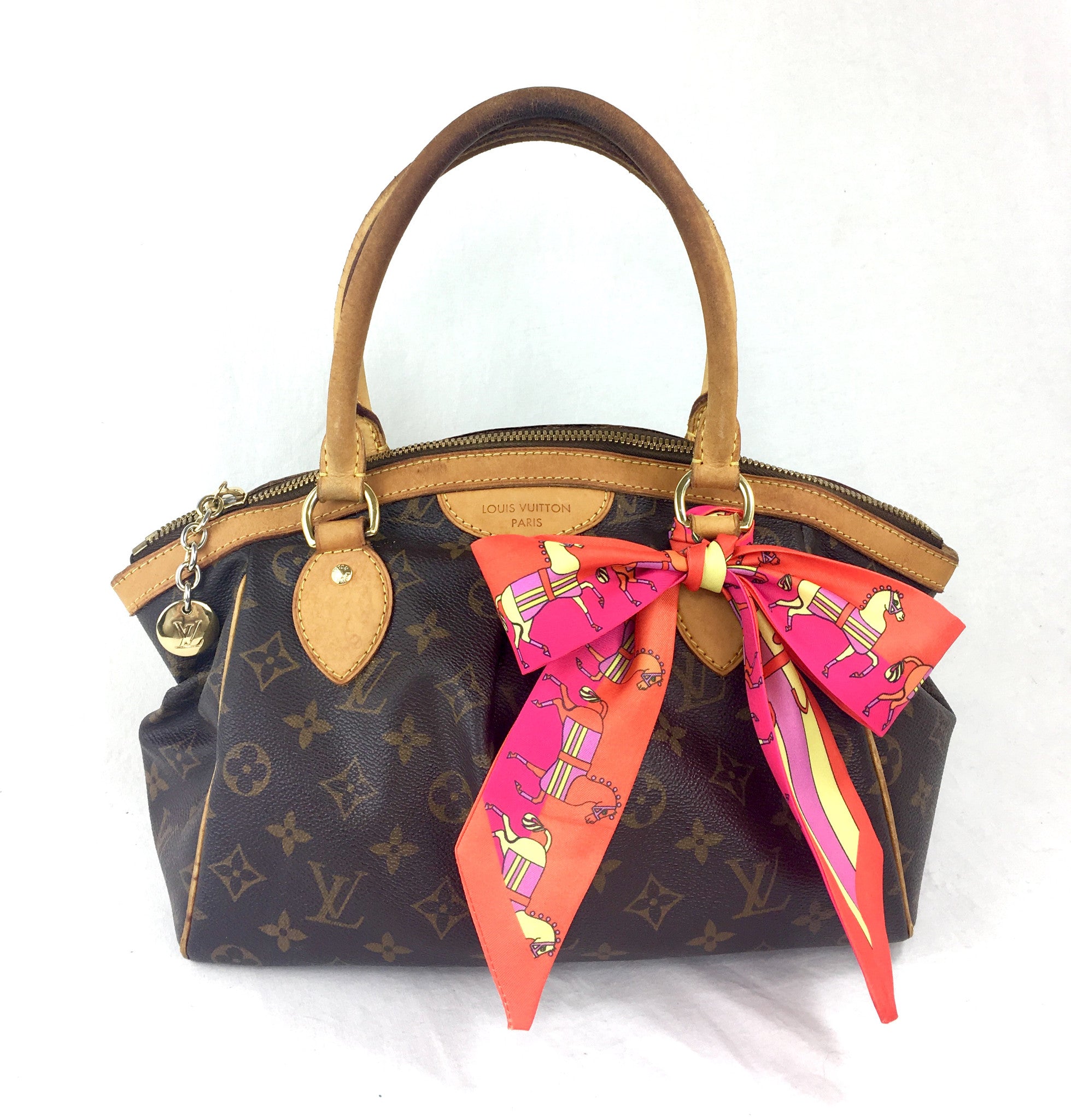 LOUIS VUITTON Monogram Tivoli PM + FREE Twilly Scarf – Pretty Things Hoarder