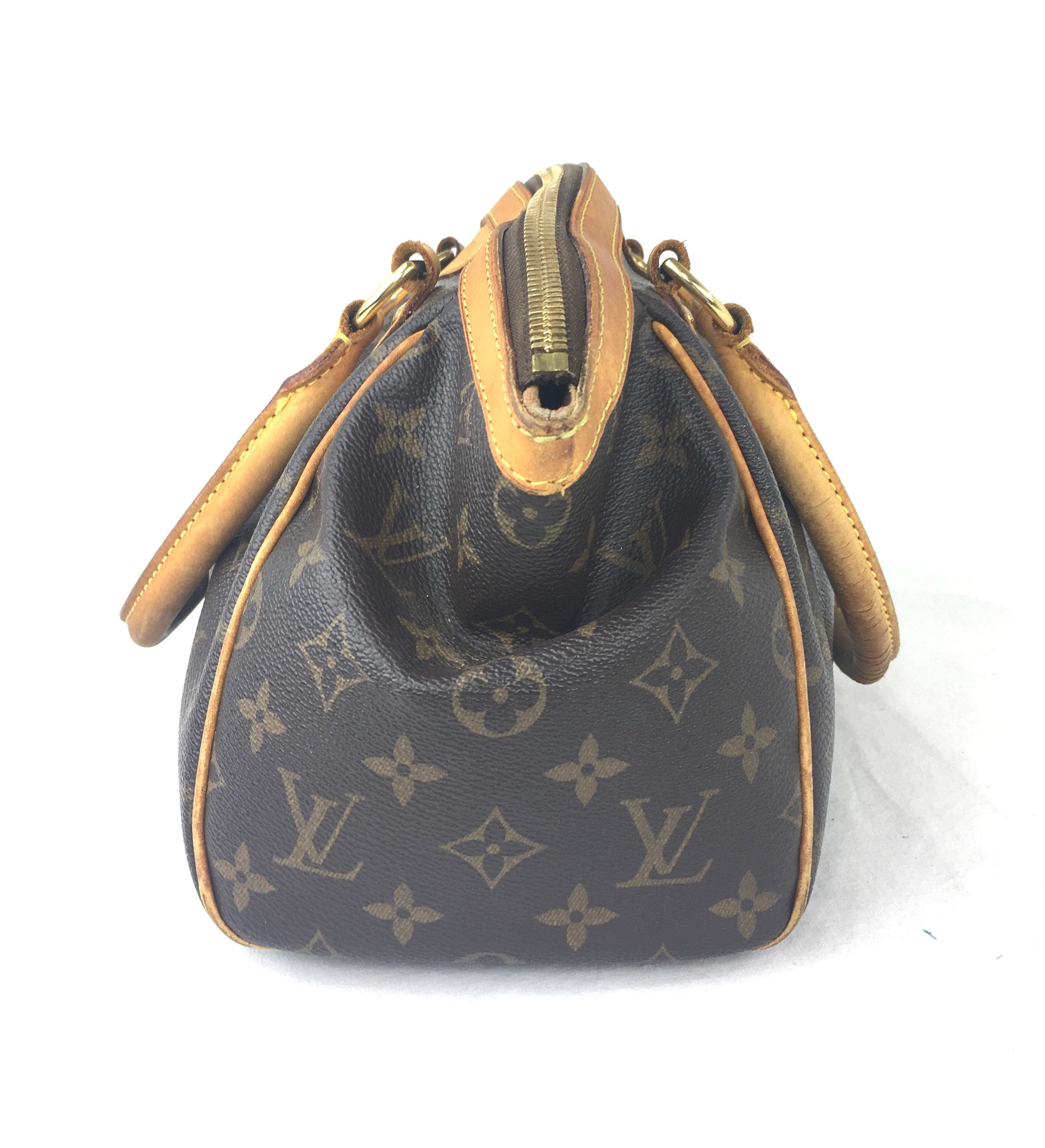 LOUIS VUITTON Damier Azur Saleya MM + FREE Twilly Scarf