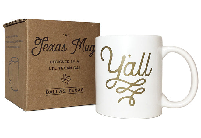 Y'all Texas Coffee Mug | Texas Wedding Gifts