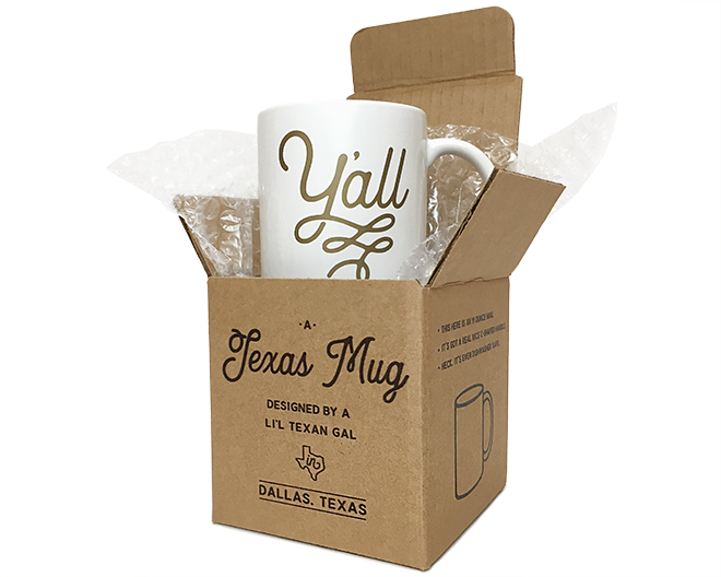 Texas Coffee Mugs With Gift Box | Online Texas Store
