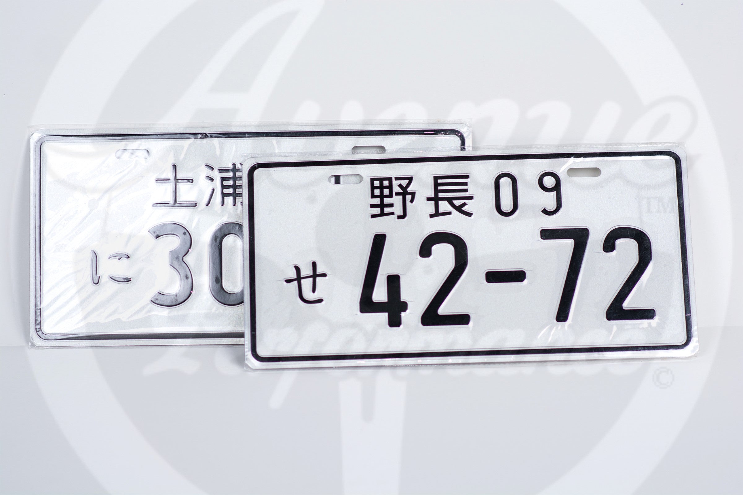 what crossed license plate japan mean