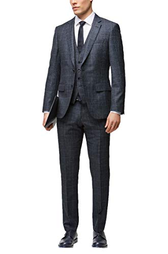 hugo boss linen suit