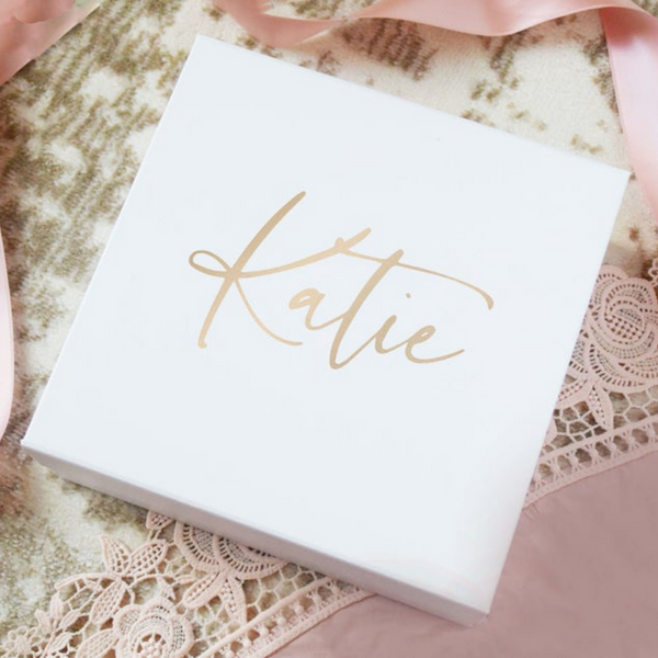 Personalized bridesmaid gift box for bridesmaid gifts