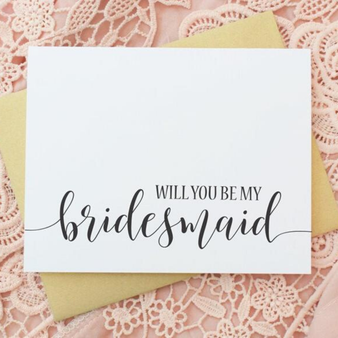 Will you be my Bridesmaid Wedding Party Card Pertaining To Will You Be My Bridesmaid Card Template