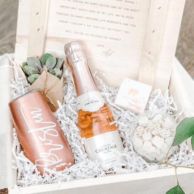 bridesmaid gift basket