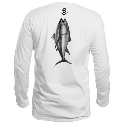 Men's Performance Fishing T-Shirt-Tuna Sketch