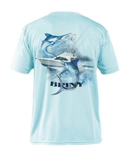 SeaGuard™ Marlin Mens Performance Fishing Shirt – BRINY