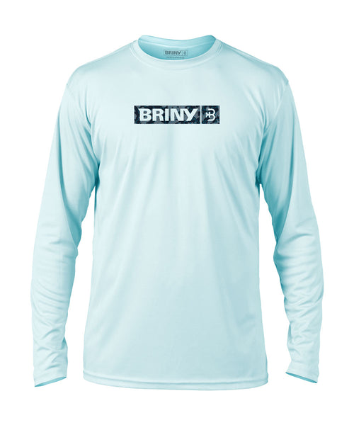 Personalized Marlin Blue Long Sleeve Performance Fishing Shirts, Marlin Compass Tournament Shirts NQS5816 Long Sleeves UPF / L